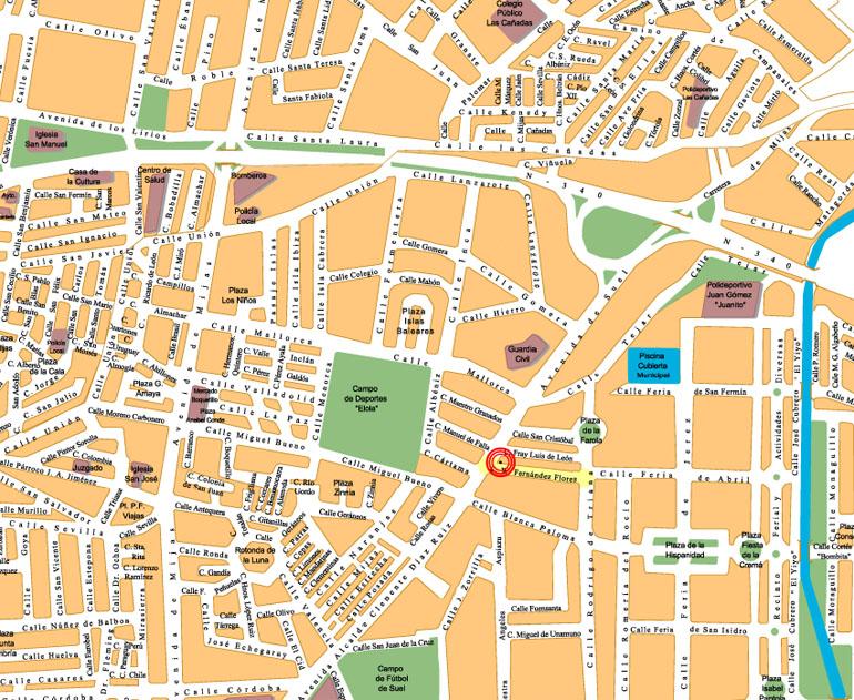 Mapa De Fuengirola Fuengirola Map TTXMT