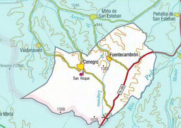 Imagen de Fuentecambrón mapa 42342 3 