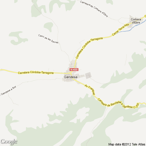 Imagen de Gandesa mapa 43780 1 