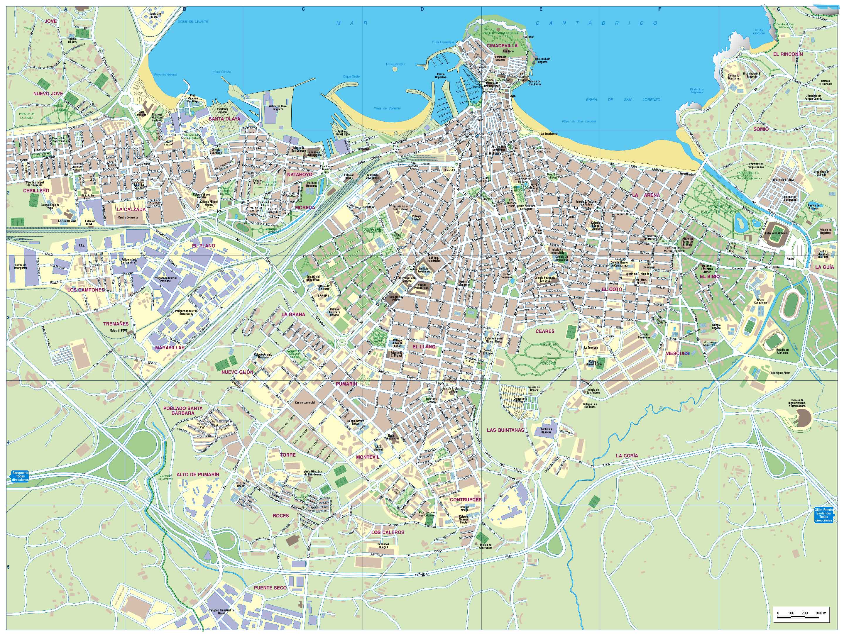 Imagen de Gijón mapa 33394 1 