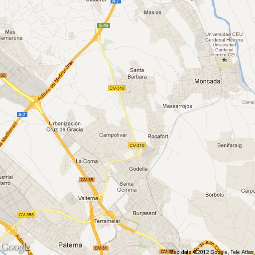 Imagen de Godella mapa 46110 1 