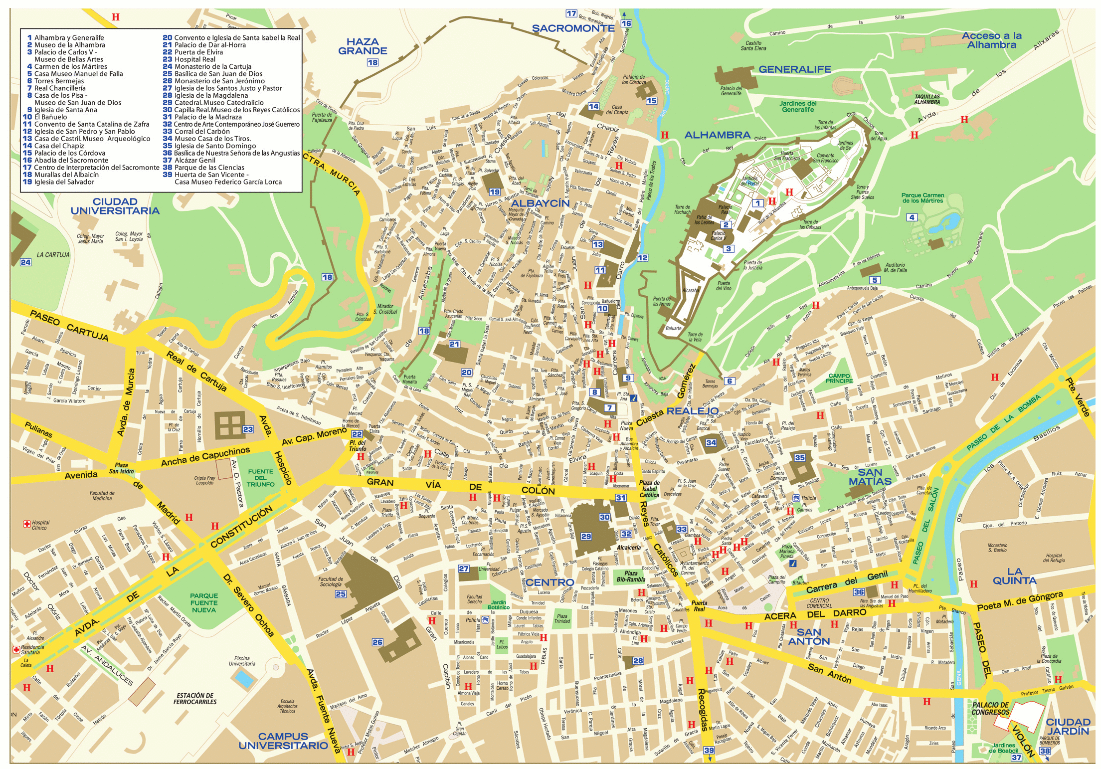 Imagen de Granada mapa 18001 4 