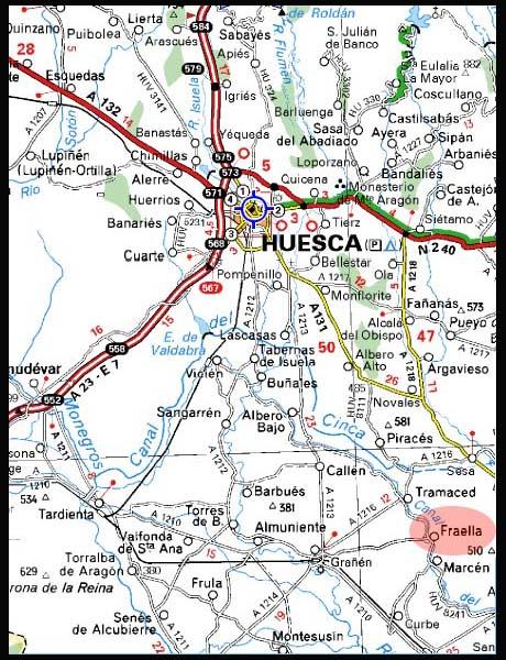 Imagen de Grañén mapa 22260 2 