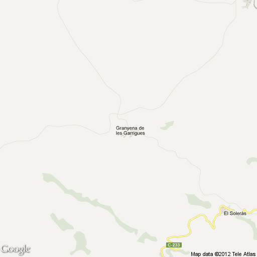 Imagen de Granyena de les Garrigues mapa 25160 1 
