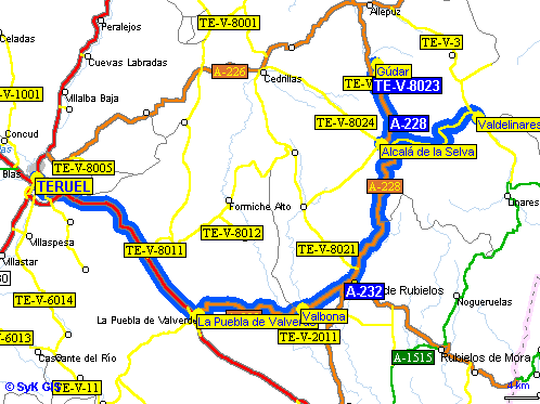 Imagen de Gúdar mapa 44433 5 