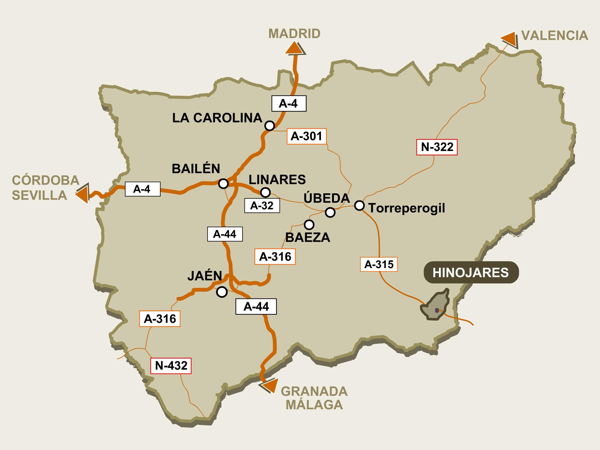 Imagen de Hinojares mapa 23486 2 