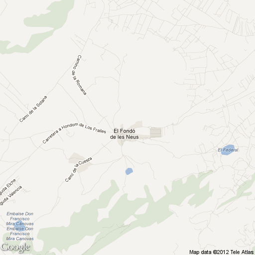 Imagen de Hondón de las Nieves mapa 03688 1 