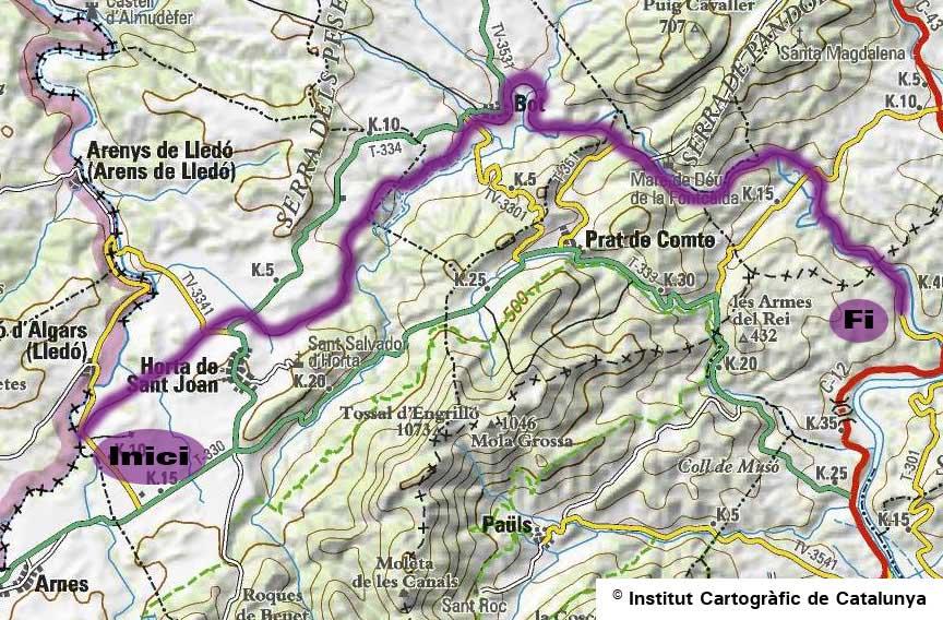 Imagen de Horta de Sant Joan mapa 43596 4 