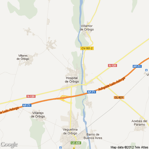Imagen de Hospital de Órbigo mapa 24286 1 