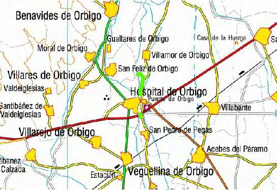 Imagen de Hospital de Órbigo mapa 24286 2 