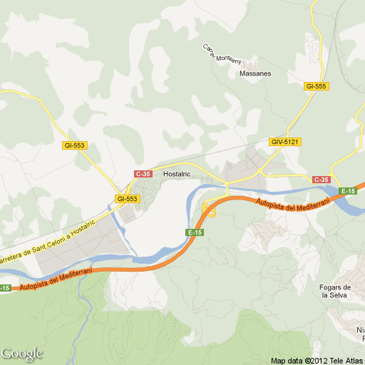 Imagen de Hostalric mapa 17450 1 
