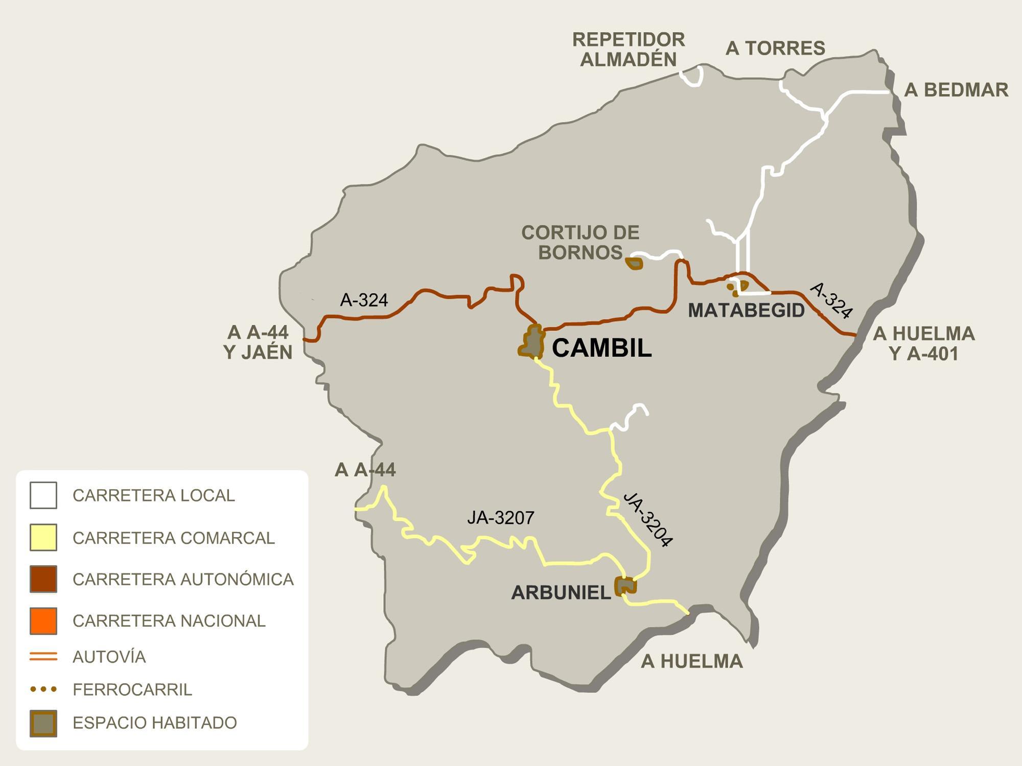 Imagen de Huelma mapa 23560 3 