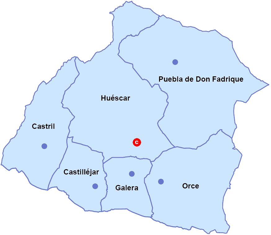 Imagen de Huéscar mapa 18830 2 