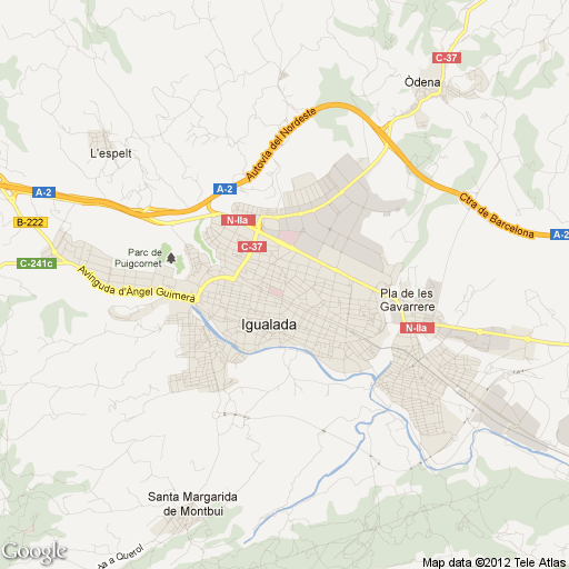 Imagen de Igualada mapa 08700 1 