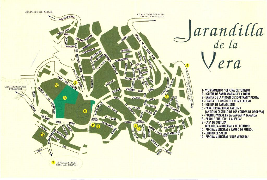 Imagen de Jarandilla de la Vera mapa 10450 1 