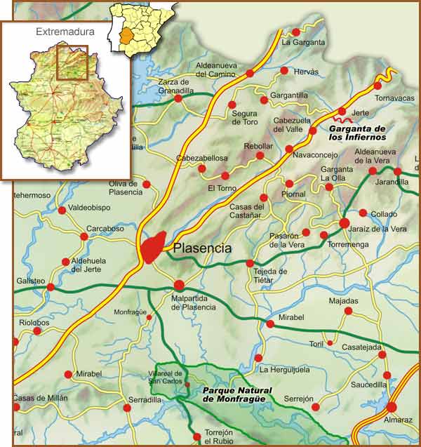 Imagen de Jerte mapa 10612 1 