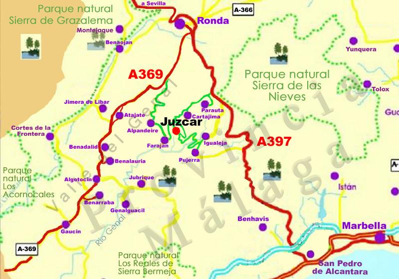 Imagen de Júzcar mapa 29462 2 