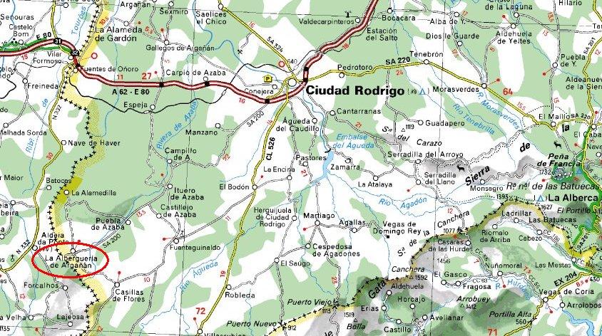 Imagen de La Alberguería de Argañán mapa 37555 2 