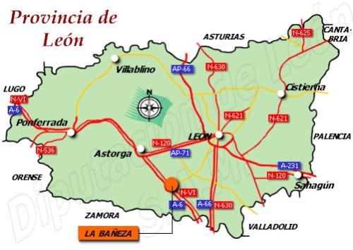 Imagen de La Bañeza mapa 24750 1 