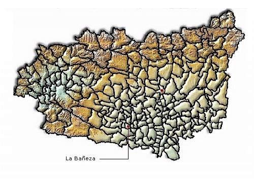Imagen de La Bañeza mapa 24750 3 