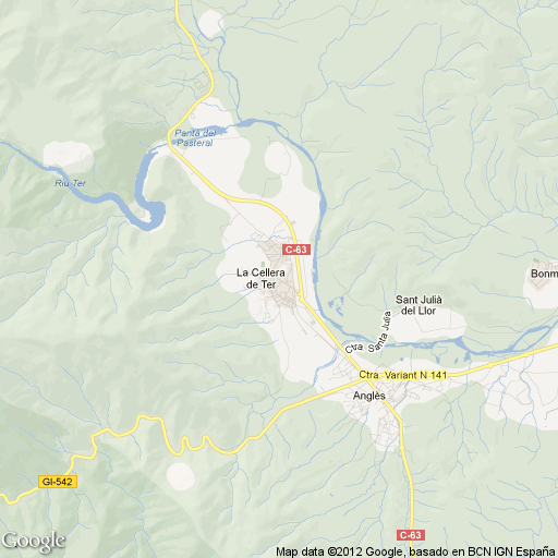 Imagen de La Cellera de Ter mapa 17165 1 