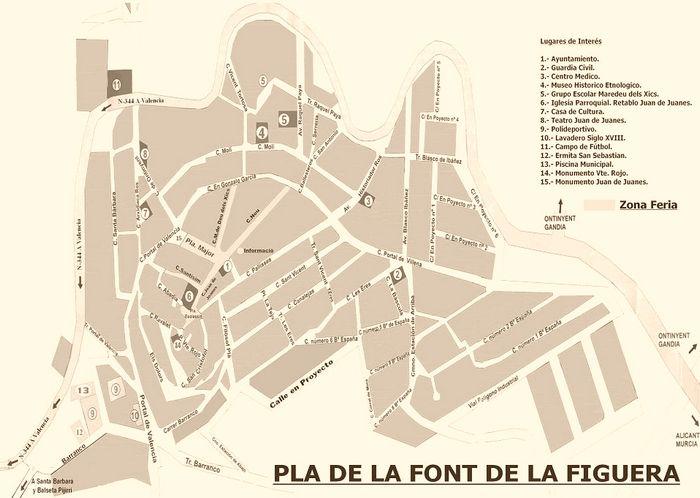 Imagen de La Font de la Figuera mapa 46630 3 