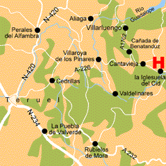 Imagen de La Iglesuela del Cid mapa 44142 2 