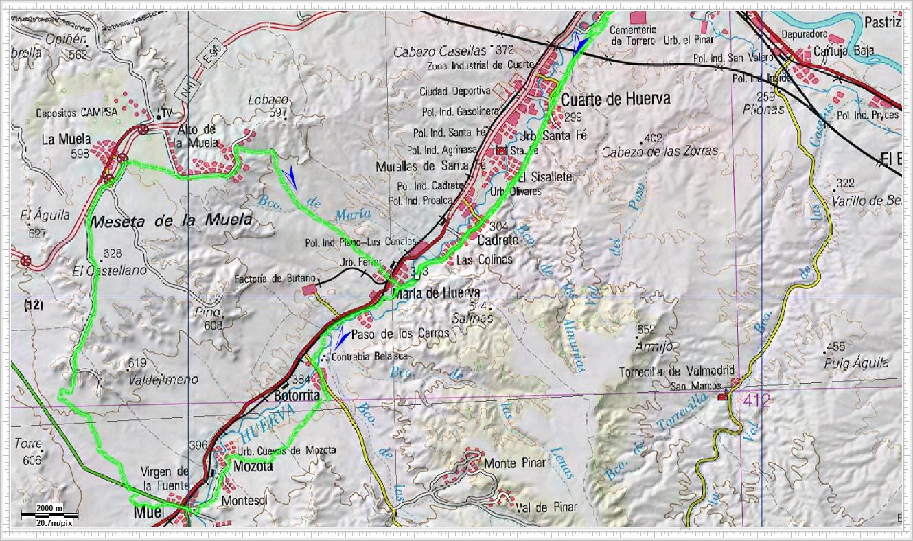 Imagen de La Muela mapa 50196 4 