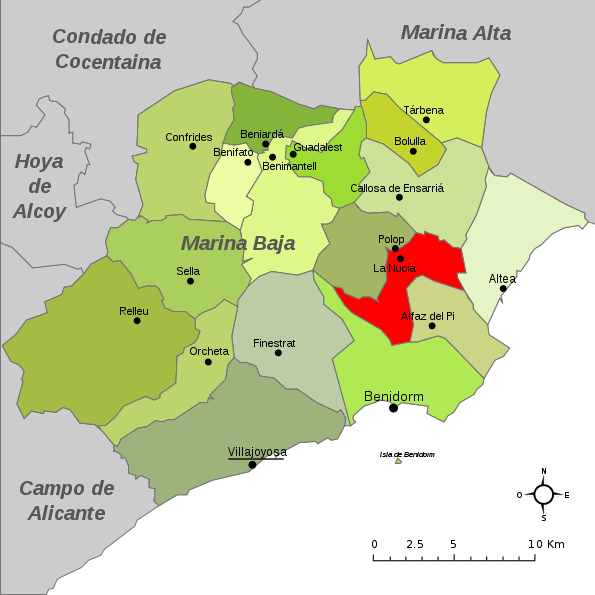 Imagen de La Nucia mapa 03530 1 