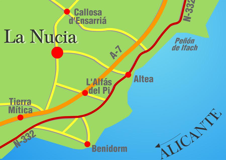 Imagen de La Nucia mapa 03530 3 