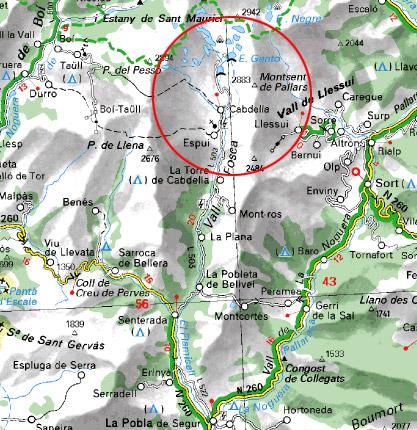 Imagen de La Pobla de Segur mapa 25500 3 
