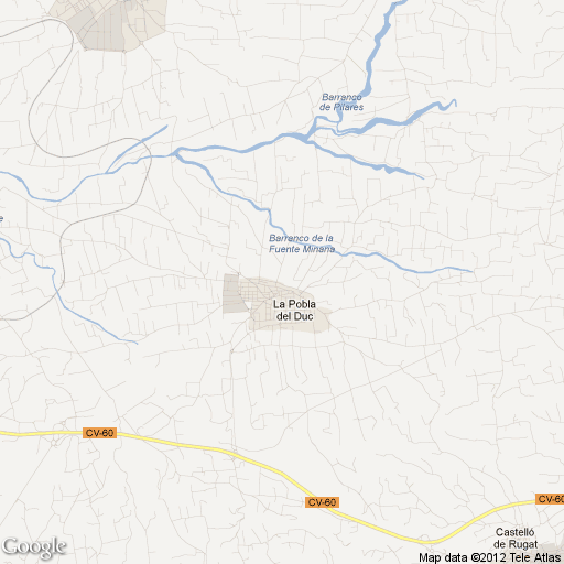 Imagen de La Pobla del Duc mapa 46840 1 