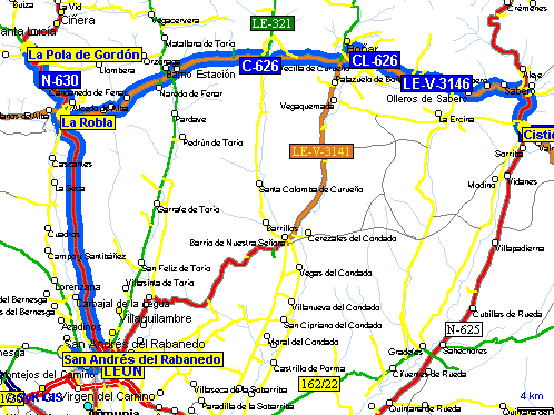 Imagen de La Pola de Gordón mapa 24600 3 