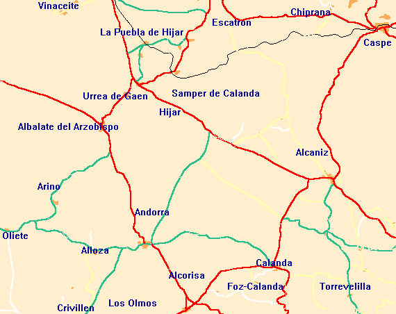 Imagen de La Puebla de Híjar mapa 44510 2 