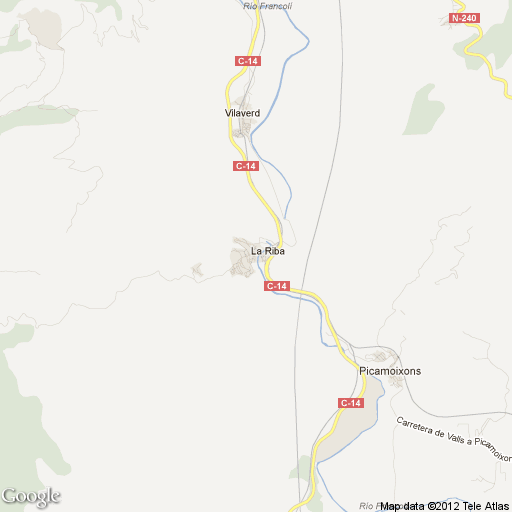 Imagen de La Riba mapa 43450 1 