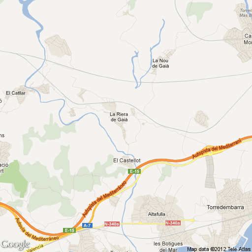 Imagen de La Riera de Gaià mapa 43762 1 