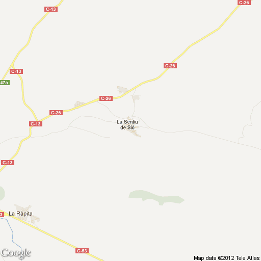 Imagen de La Sentiu de Sió mapa 25617 1 