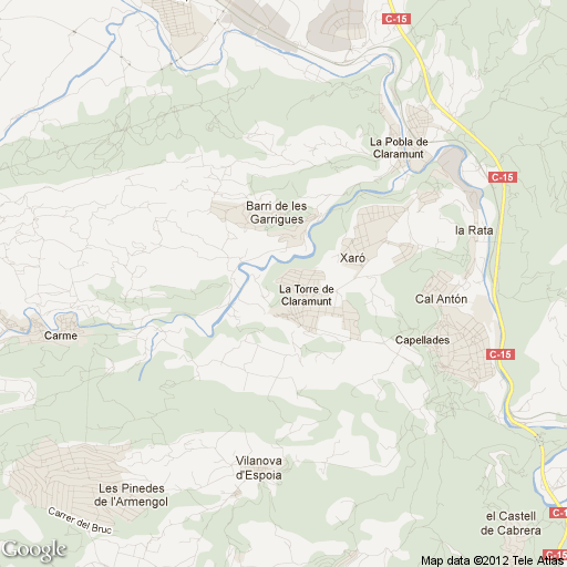 Imagen de la Torre de Claramunt mapa 08789 1 