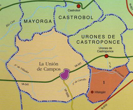 Imagen de La Unión de Campos mapa 47670 2 
