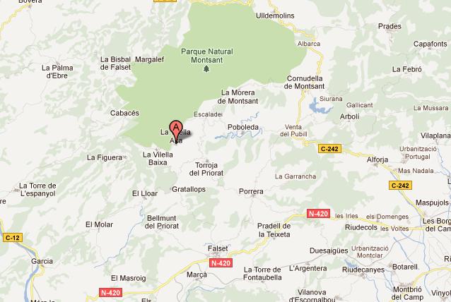 Imagen de La Vilella Alta mapa 43375 3 