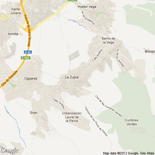 Imagen de La Zubia mapa 18140 1 