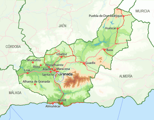 Imagen de La Zubia mapa 18140 3 