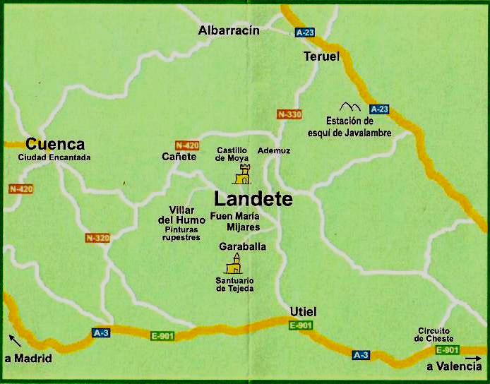Imagen de Landete mapa 16330 2 