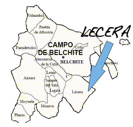 50131 código postal de Lécera