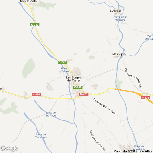 Imagen de Les Borges del Camp mapa 43350 2 