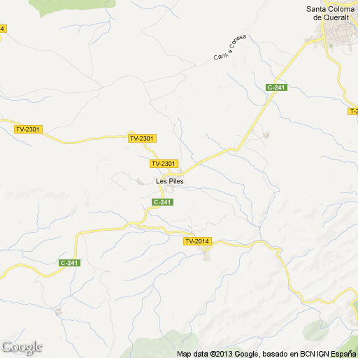 Imagen de Les Piles mapa 43428 2 