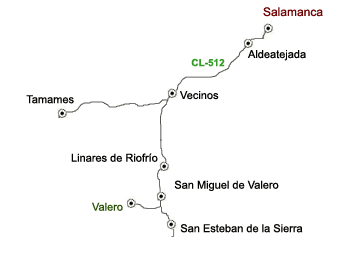 Imagen de Linares de Riofrío mapa 37760 1 