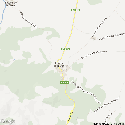 Imagen de Linares de Riofrío mapa 37760 5 
