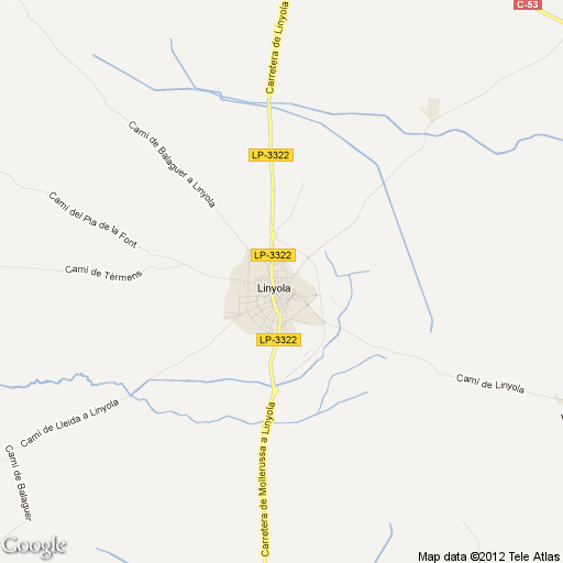 Imagen de Linyola mapa 25240 1 