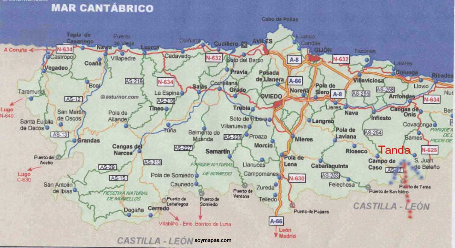 Imagen de Llanera mapa 33426 3 